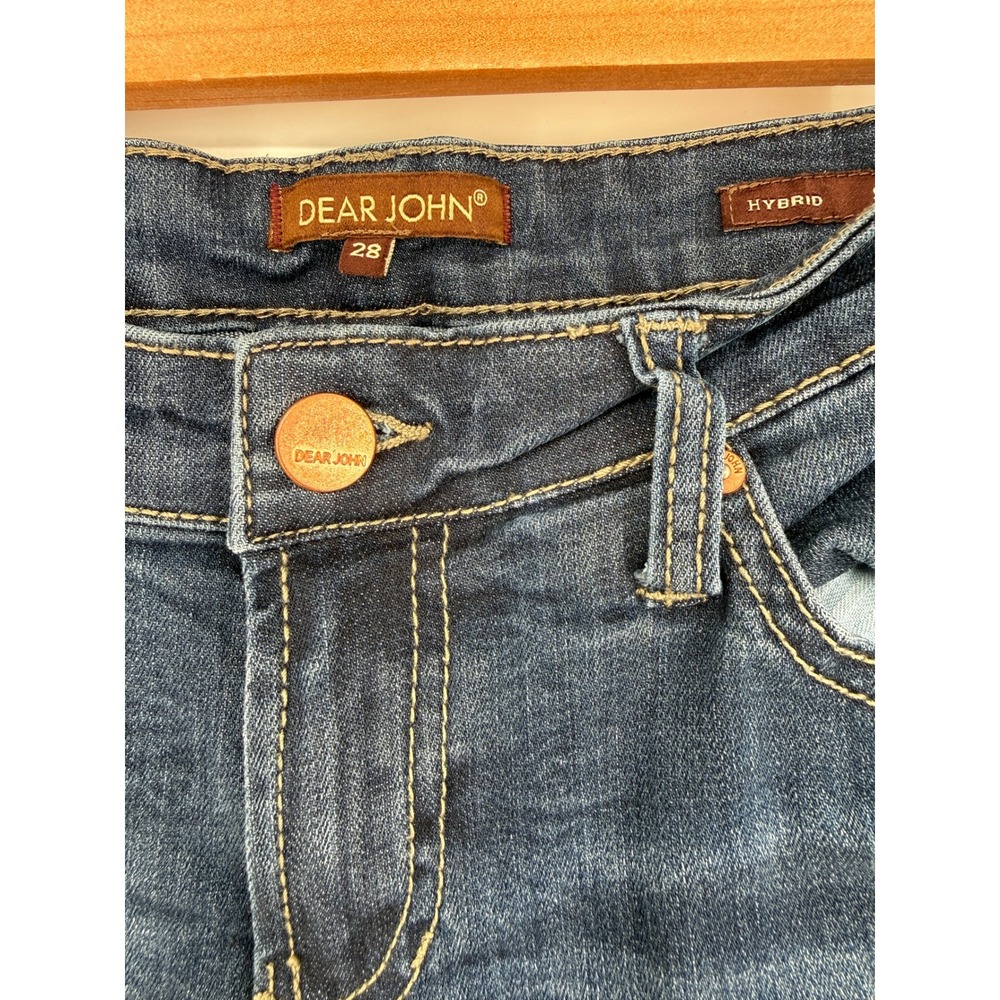 Dear John Hybrid Mens Dark Wash Straight Leg Denim Jeans 32x32 Western Streetwea - Picture 4 of 14